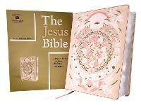 The Jesus Bible Artist Edition, ESV, Leathersoft, Peach Floral - cover