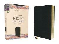 NRSVue, Holy Bible, Leathersoft, Black, Comfort Print - Zondervan - cover