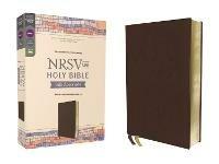 NRSVue, Holy Bible with Apocrypha, Leathersoft, Brown, Comfort Print - Zondervan - cover
