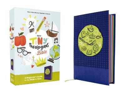 NIrV, Tiny Theologians Bible, Leathersoft over Board, Blue, Comfort Print: A Beginner’s Guide to the Bible – for Kids - cover