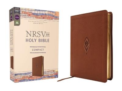 NRSVue, Holy Bible, Compact, Leathersoft, Brown, Comfort Print - Zondervan - cover