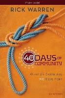 40 Days of Community Bible Study Guide: What On Earth Are We Here For?