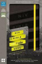 NIV, Bible for Teen Guys, Leathersoft, Charcoal, Elastic Closure: Building Faith, Wisdom and Strength