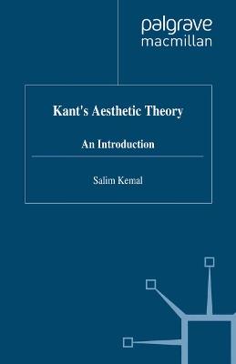 Kant’s Aesthetic Theory: An Introduction - S. Kemal - cover