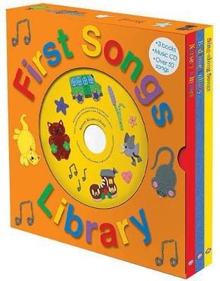 First Songs Library: Over 50 Songs! Includes 3 Books with a CD - Roger Priddy - cover