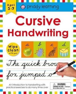 Wipe Clean Workbook: Cursive Handwriting: Ages 5-7; Wipe-Clean with Pen - Roger Priddy - cover