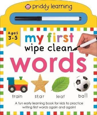 My First Wipe Clean Words (Priddy Smart): A Fun Early Learning Book - Roger Priddy - cover