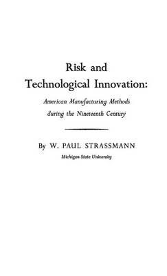 Risk and Technological Innovation: American Manufacturing Methods During the Nineteenth Century - Wolfgang Paul Strassmann - cover