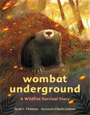 Wombat Underground: A Wildfire Survival Story - Charles Santoso,Sarah L Thomson - cover