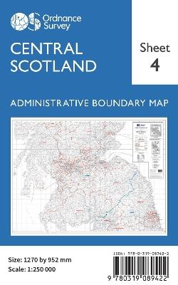 Central Scotland - Ordnance Survey - cover