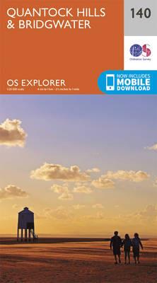 Quantock Hills and Bridgwater - Ordnance Survey - cover