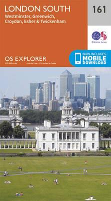 London South, Westminster, Greenwich, Croydon, Esher & Twickenham - Ordnance Survey - cover