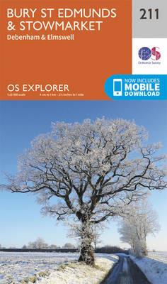 Bury St.Edmunds and Stowmarket - Ordnance Survey - cover
