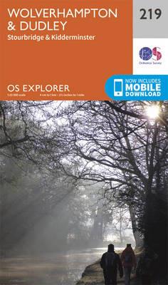 Wolverhampton and Dudley, Stourbridge and Kidderminster - Ordnance Survey - cover