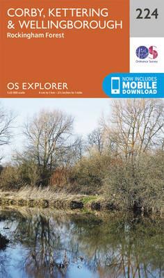 Corby, Kettering and Wellingborough - Ordnance Survey - cover