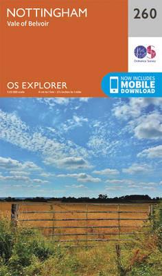 Nottingham, Vale of Belvoir - Ordnance Survey - cover