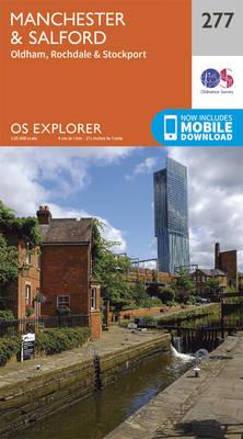 Manchester and Salford - Ordnance Survey - cover