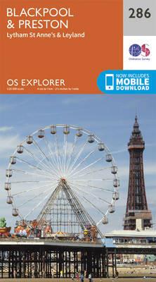 Blackpool and Preston - Ordnance Survey - cover