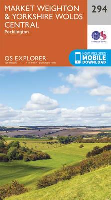 Market Weighton and Yorkshire Wolds Central - Ordnance Survey - cover