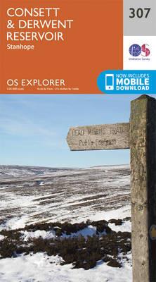 Consett and Derwent Reservoir - Ordnance Survey - cover