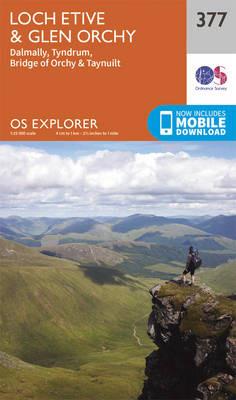 Loch Etive and Glen Orchy - Ordnance Survey - cover