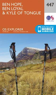 Ben Hope, Ben Loyal and Kyle of Tongue - Ordnance Survey - cover