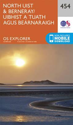 North Uist and Berneray/Uibhist a Tuath Agus Bearnaraigh - Ordnance Survey - cover