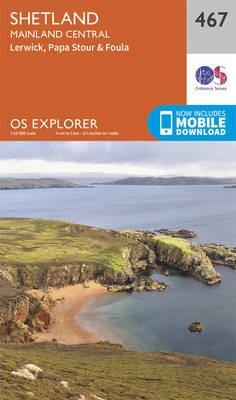 Shetland - Mainland Central - Ordnance Survey - cover