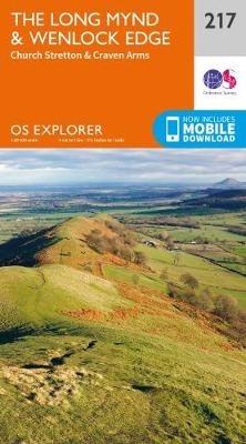 The Long Mynd & Wenlock Edge: Church Stretton & Craven Arms - cover