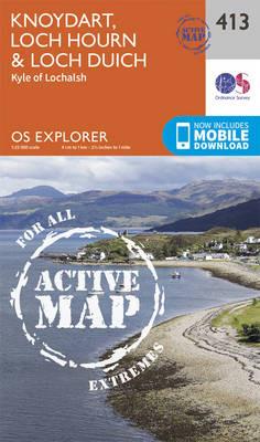Knoydart, Loch Hourn and Loch Duich - Ordnance Survey - cover
