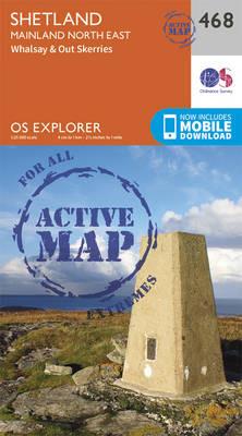 Shetland - Mainland North East - Ordnance Survey - cover