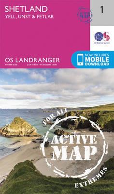 Shetland - Yell, Unst and Fetlar - Ordnance Survey - cover