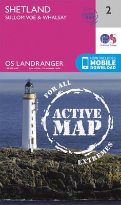 Shetland - Sullom Voe & Whalsay - Ordnance Survey - cover