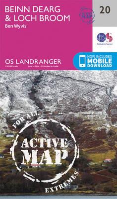Beinn Dearg & Loch Broom, Ben Wyvis - Ordnance Survey - cover