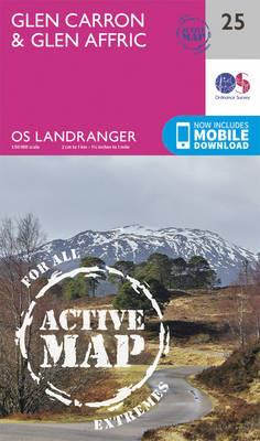 Glen Carron & Glen Affric - Ordnance Survey - cover