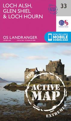 Loch Alsh, Glen Shiel & Loch Hourn - Ordnance Survey - cover