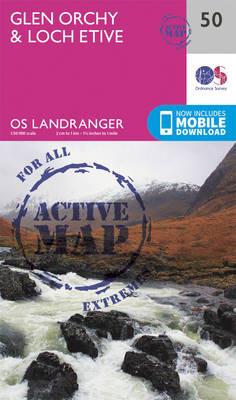 Glen Orchy & Loch Etive - Ordnance Survey - cover
