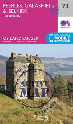 Peebles, Galashiels & Selkirk, Tweed Valley - Ordnance Survey - cover