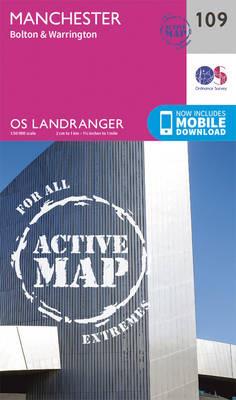 Manchester, Bolton & Warrington - Ordnance Survey - cover