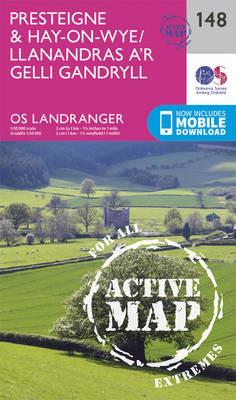 Presteigne & Hay-on-Wye / Llanandras A'r Gelli Gandryll - Ordnance Survey - cover