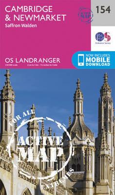 Cambridge, Newmarket & Saffron Walden - Ordnance Survey - cover