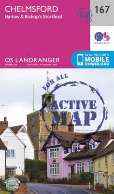 Chelmsford, Harlow & Bishop's Stortford - Ordnance Survey - cover