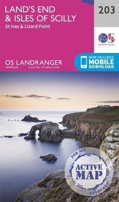 Land's End & Isles of Scilly: St Ives & Lizard Point - cover