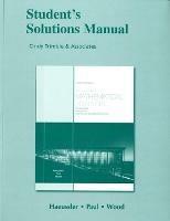 Student Solutions Manual for Introductory Mathematical Analysis for Business, Economics, and the Life and Social Sciences - Ernest Haeussler,Richard Paul,Richard Wood - cover