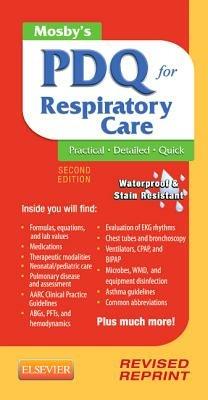 Mosby's PDQ for Respiratory Care - Revised Reprint - Helen Schaar Corning - cover