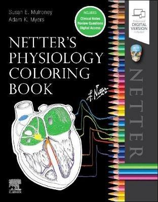 Netter's Physiology Coloring Book - Susan Mulroney,Adam Myers - cover