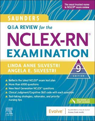 Saunders Q & A Review for the NCLEX-RN® Examination - Linda Anne Silvestri,Angela Silvestri - cover