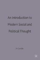 An Introduction to Modern Social and Political Thought