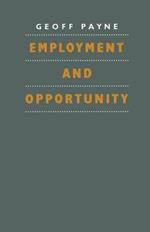 Employment and Opportunity