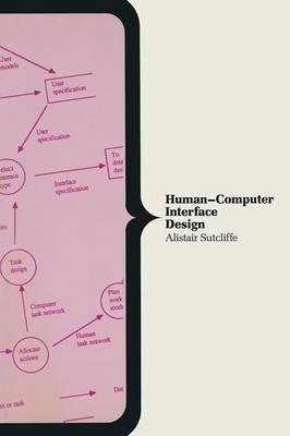 Human-Computer Interface Design - A.G. Sutcliffe - cover